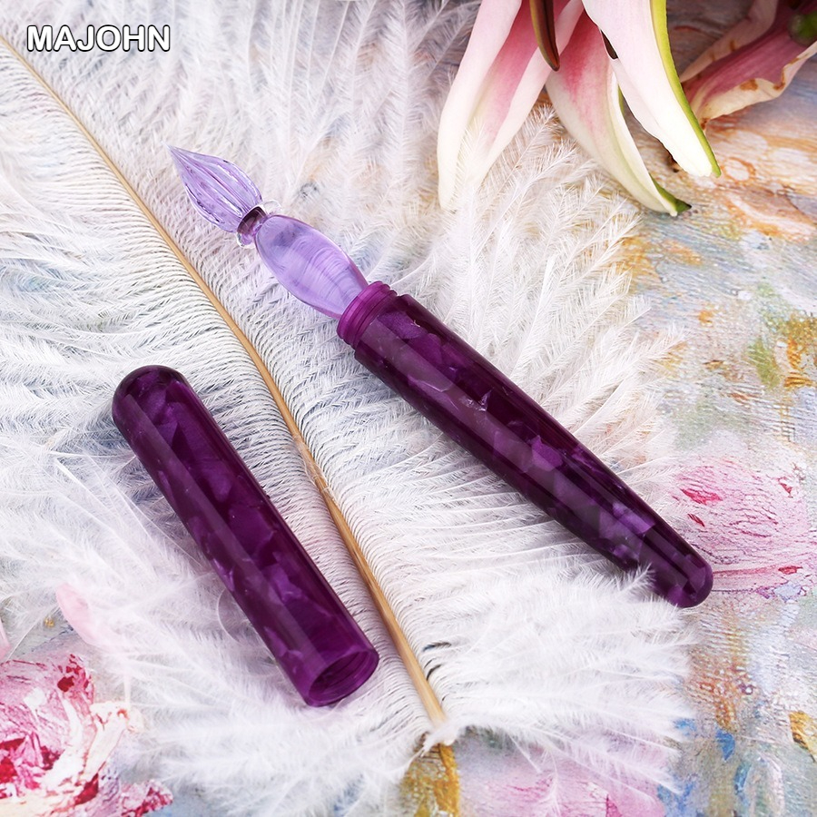 Fountain Pen Ink - MAJOHN N10 Resin Handmade Glass Dip