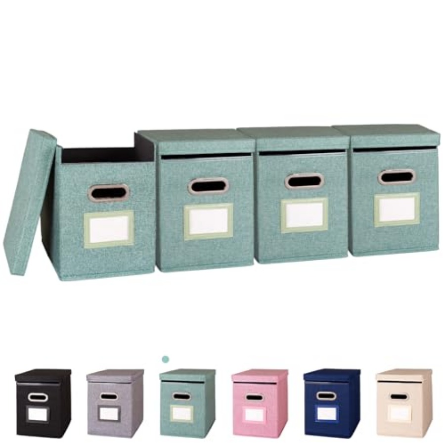 File Folder Hanging - Hanging File Folders Organizer with Lid,