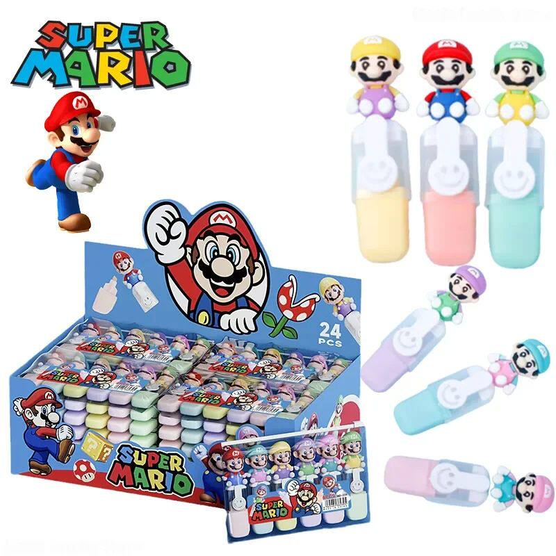 Highlighter Set Pastel - Kids Super Mario Highlighter Set, 6