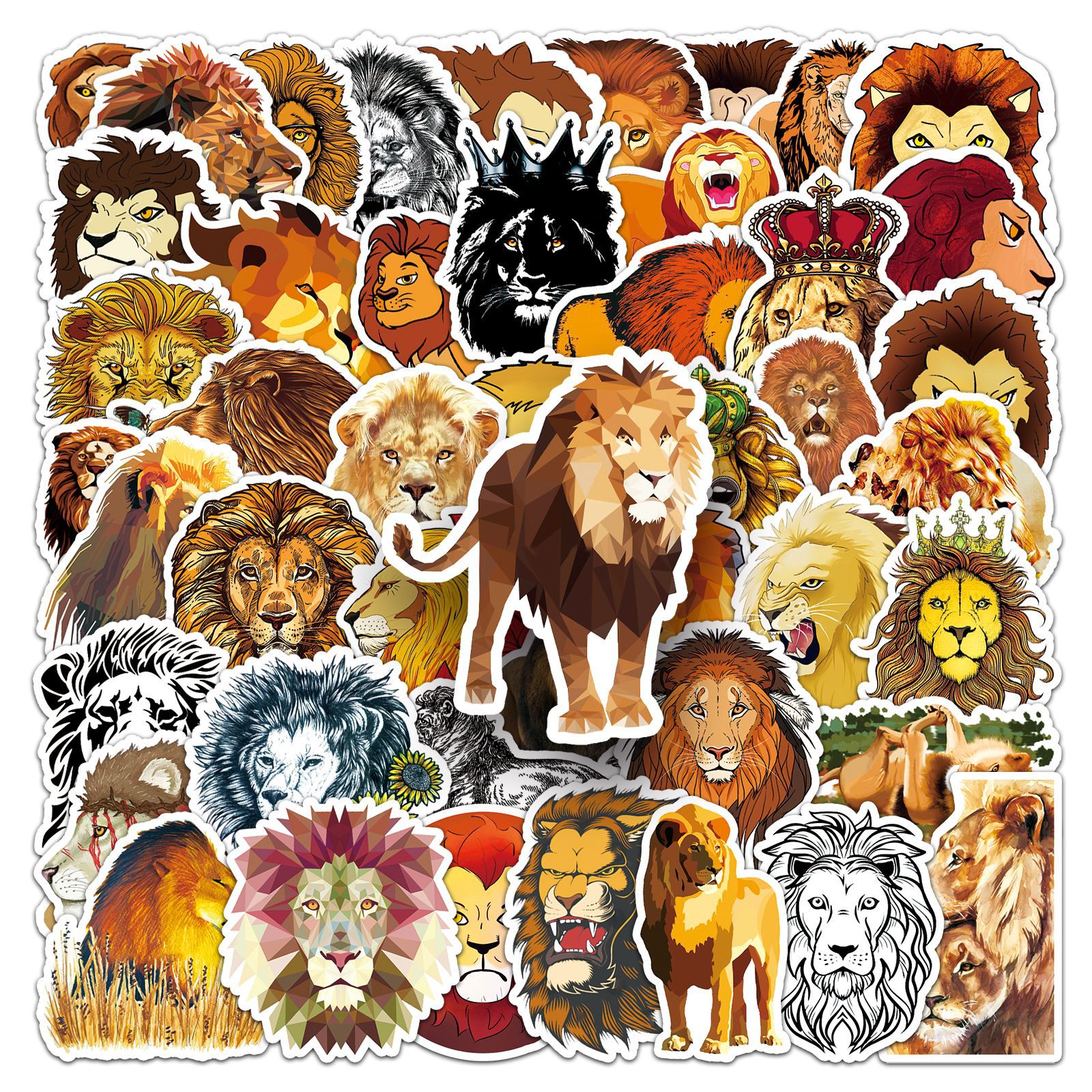 50-Pack Lion Graffiti Stickers - огляд і ціна Lion Stationery & Office Supply(Kunshan)Co.Ltd