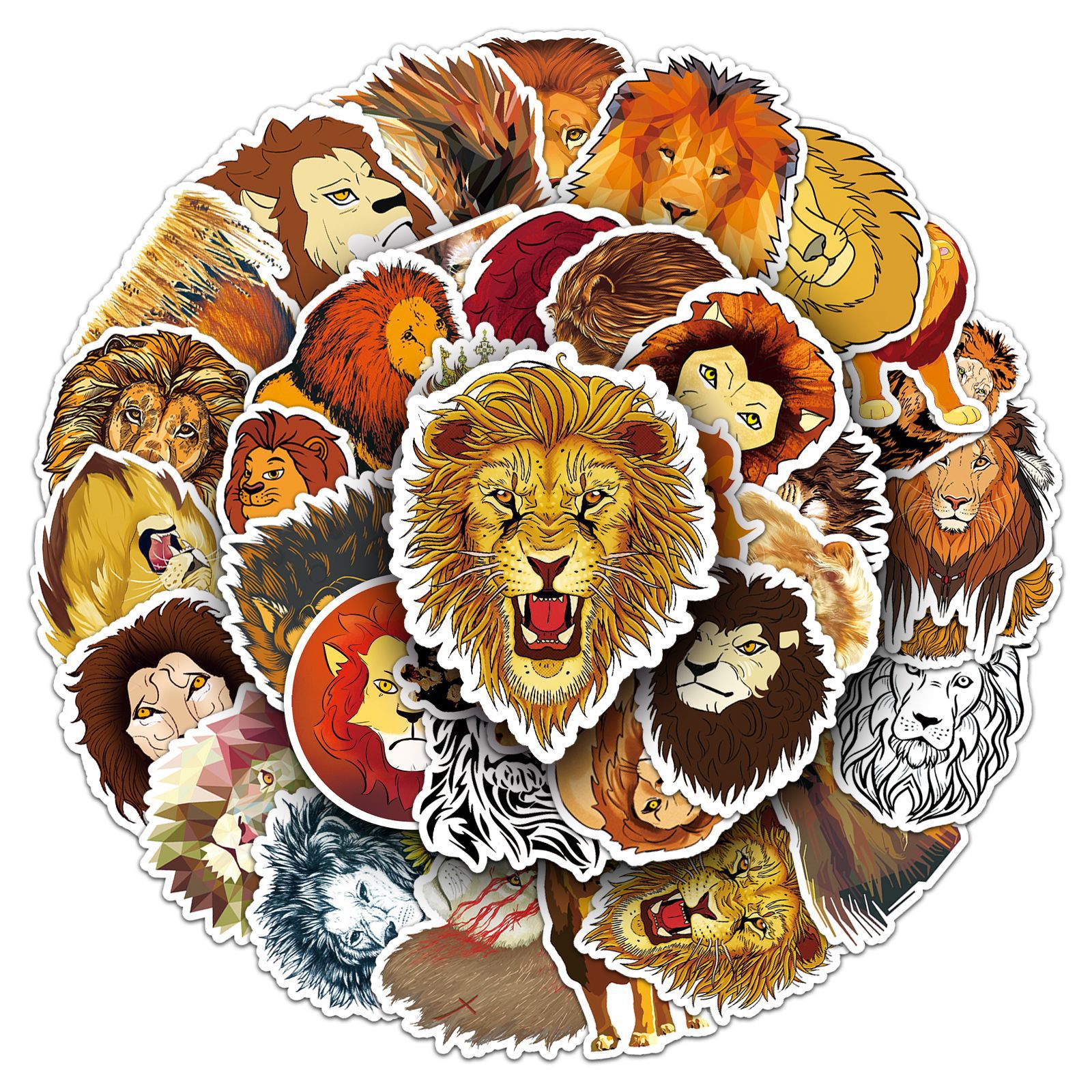 50-Pack Lion Graffiti Stickers - огляд і ціна Lion Stationery & Office Supply(Kunshan)Co.Ltd