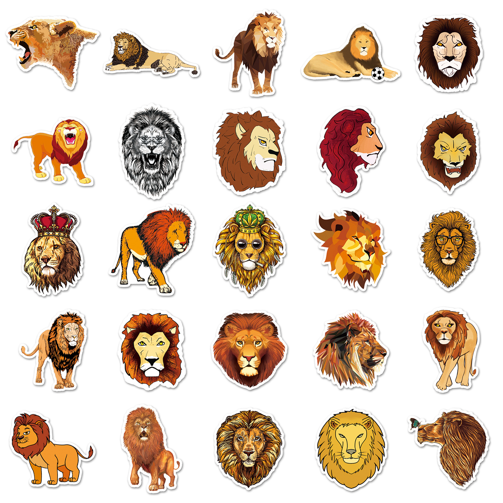 50-Pack Lion Graffiti Stickers - огляд і ціна Lion Stationery & Office Supply(Kunshan)Co.Ltd