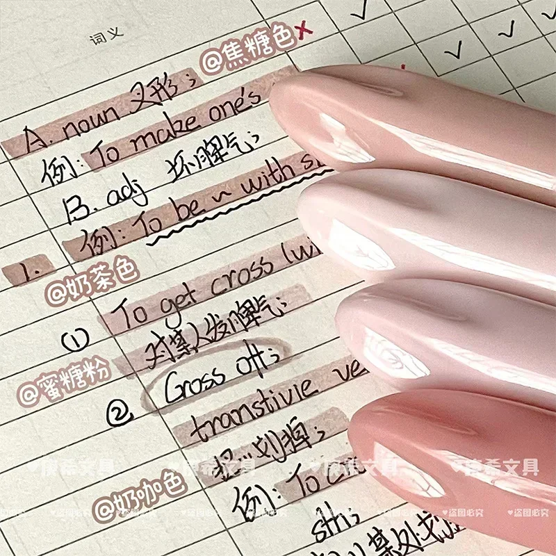 4pcs/set Simplicity Gradient C - огляд і ціна Highlighter Set Pastel