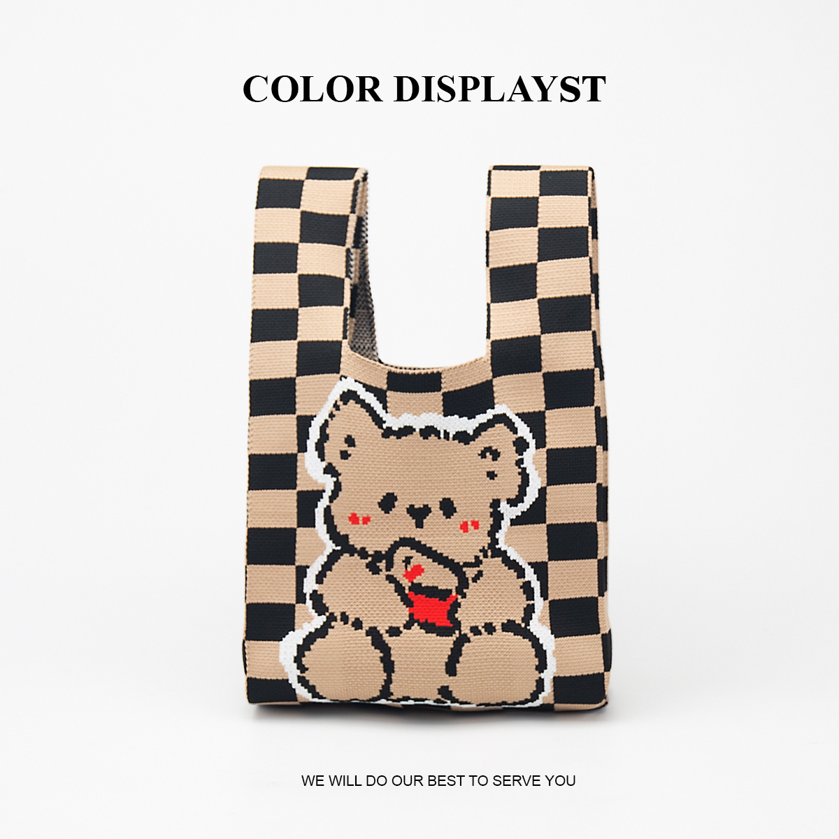 Cute Knitted Handbag for Girls - огляд і ціна Pencil Case Large