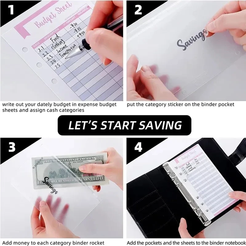 Macaron Color A6 Budget Binder - огляд і ціна Planner Weekly Budget