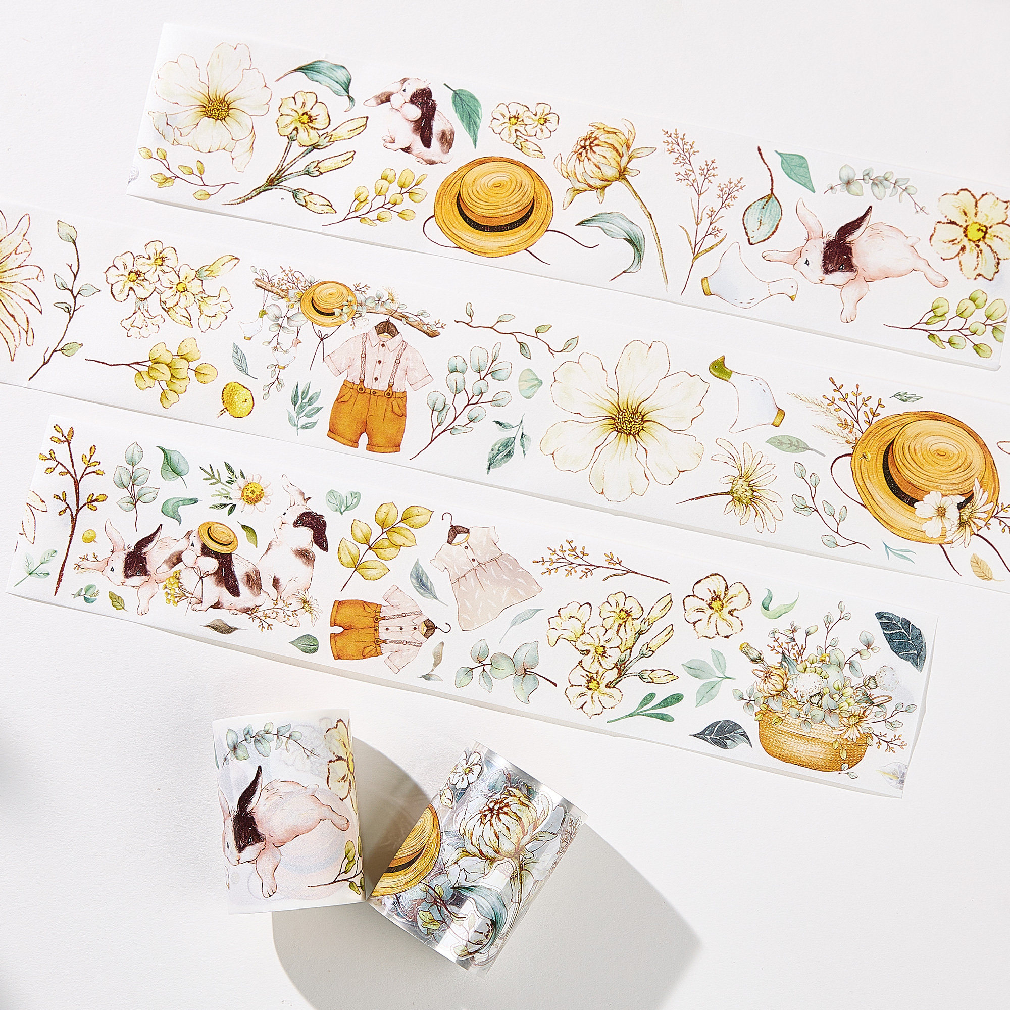 WT Studio Vintage Flower Bunny - огляд і ціна Washi Tape Set