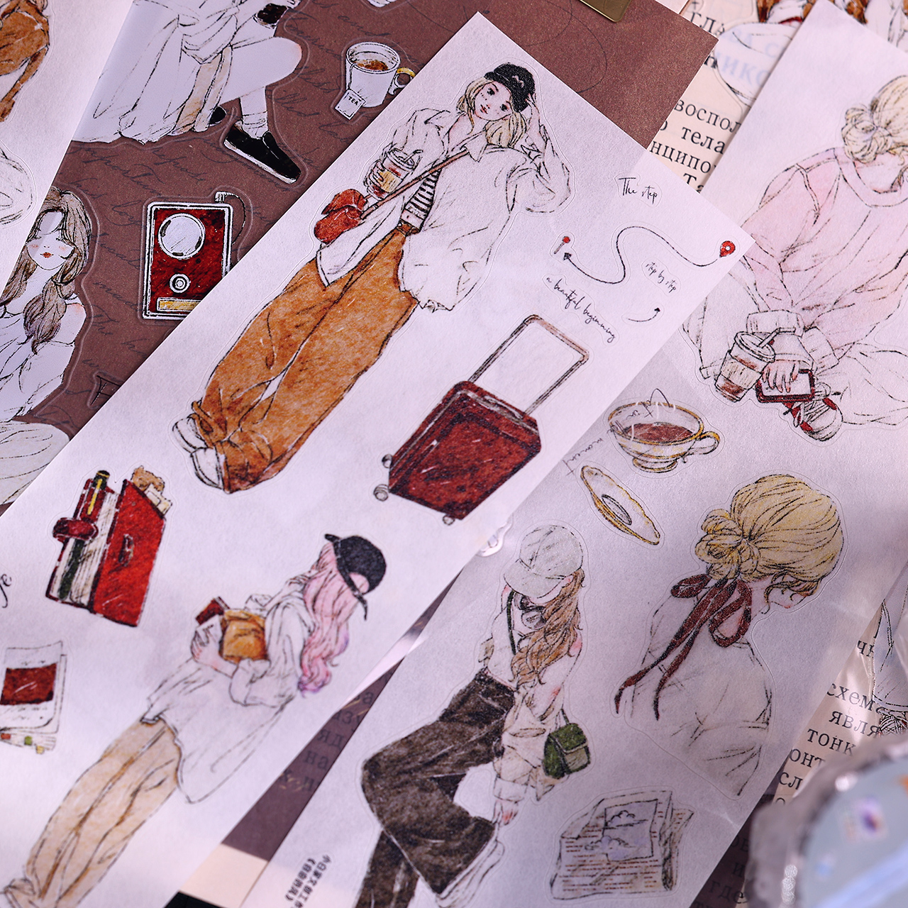 XiaoBaiJia Studio Vintage Free - огляд і ціна Washi Tape Set