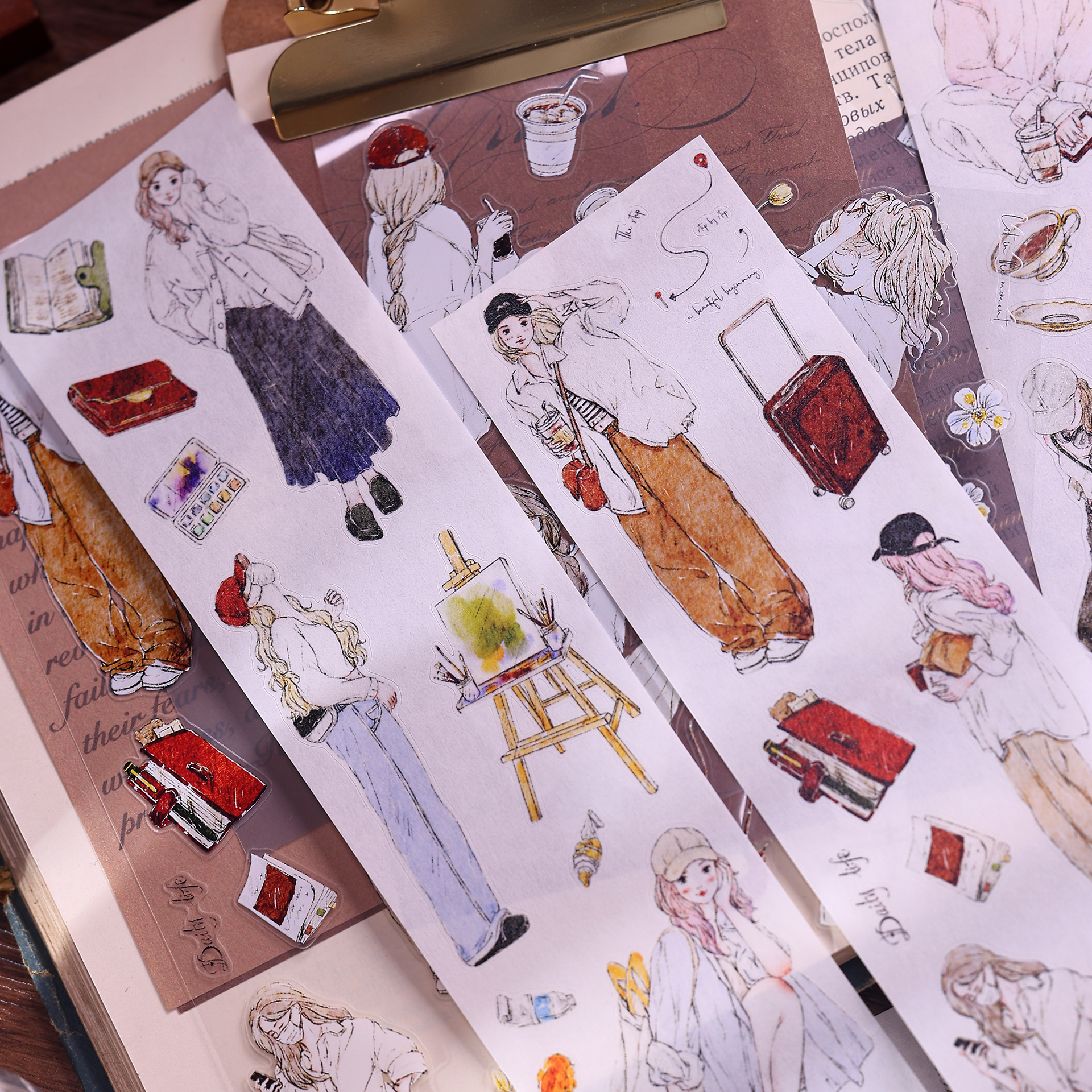 XiaoBaiJia Studio Vintage Free - огляд і ціна Washi Tape Set