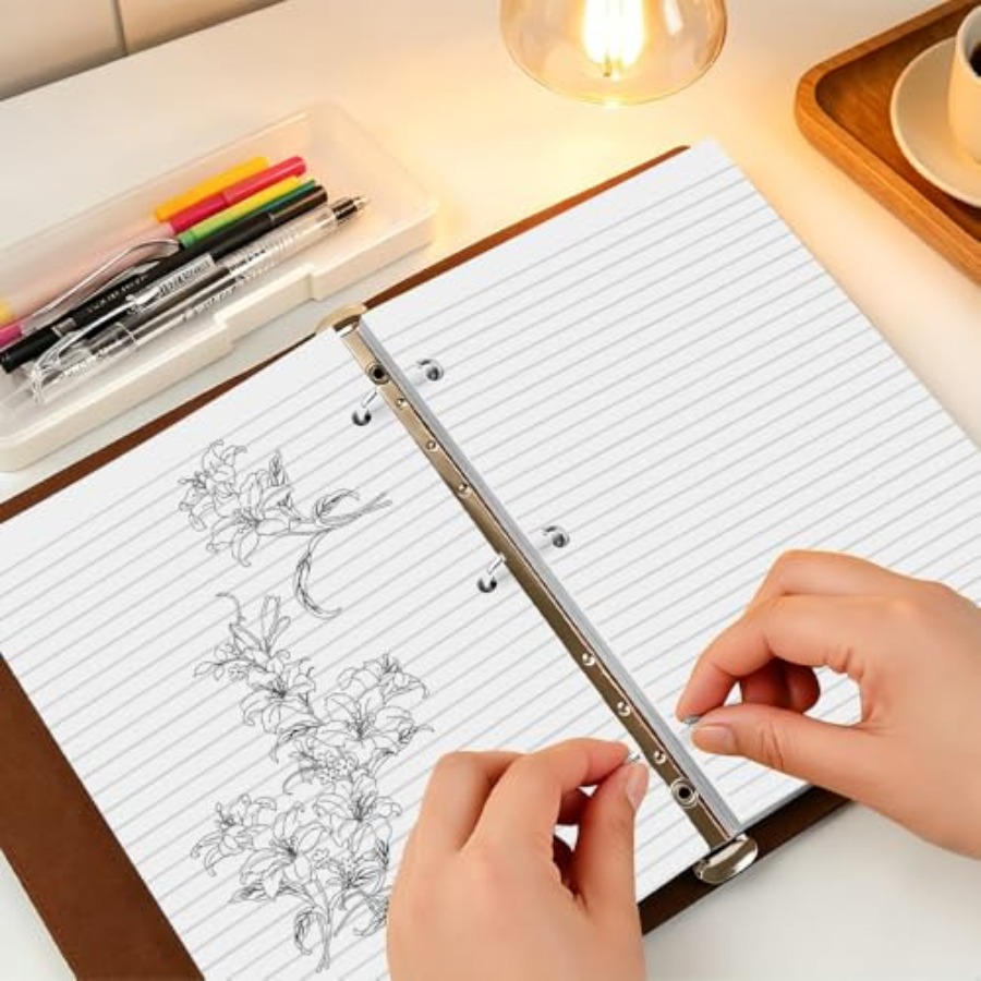 3 Pack Half Letter Lined Paper - огляд і ціна Paper Punch 3 Hole