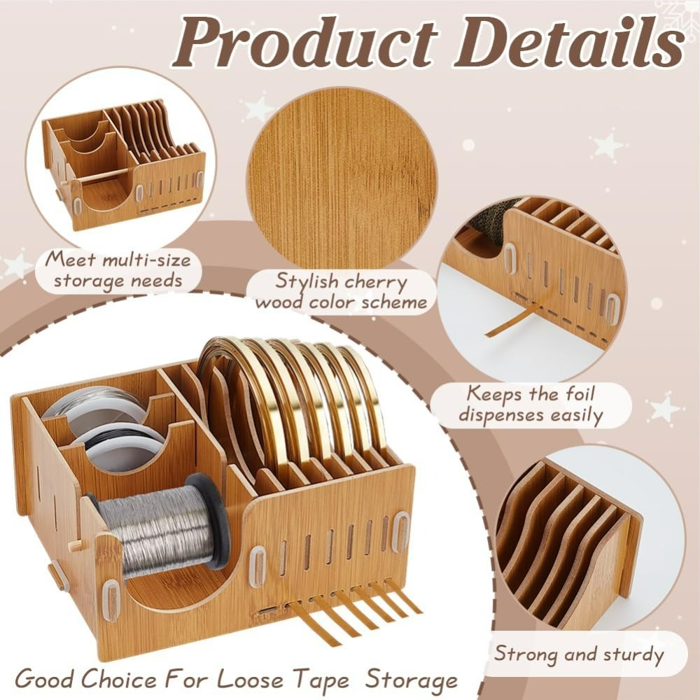 Tape Dispenser Copper Foil Dis - огляд і ціна Washi Tape Set