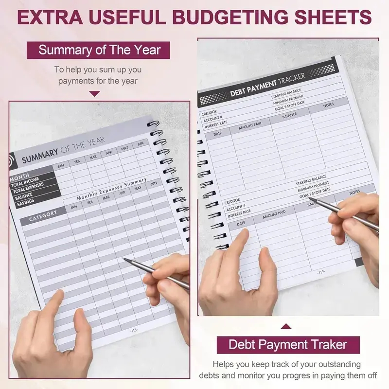 ADHD A4 Planner Notebook, Dura - огляд і ціна Planner Weekly Budget