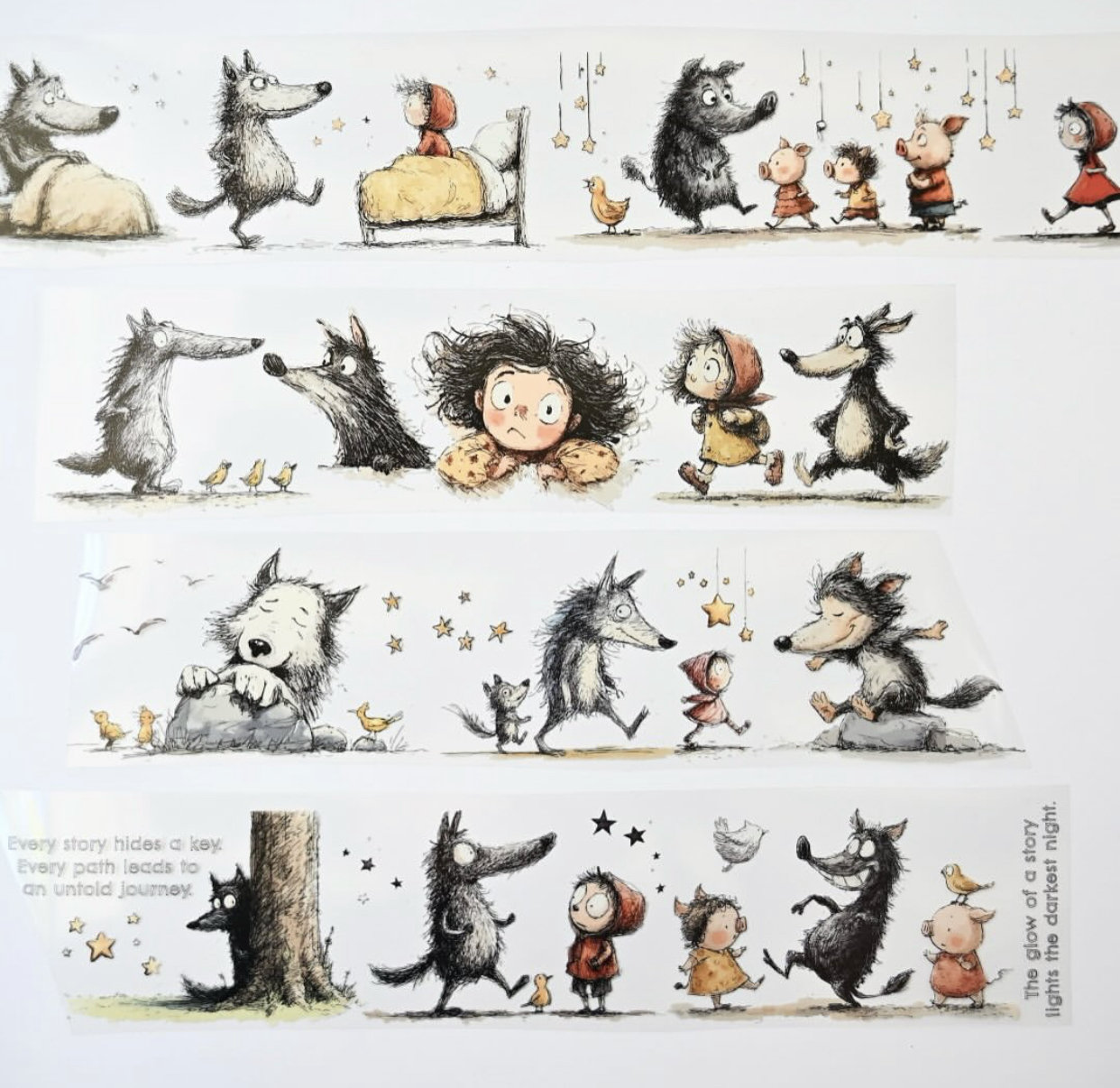 1Loop NEVERLAND Vintage Hallow - огляд і ціна Washi Tape Set