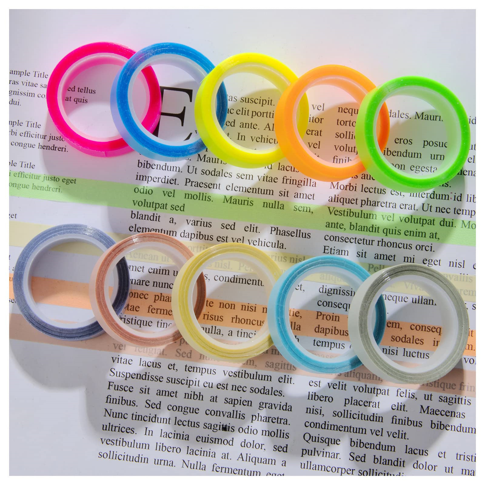10 Rolls Morandi/Fluorescent H - огляд і ціна Correction Tape Roller