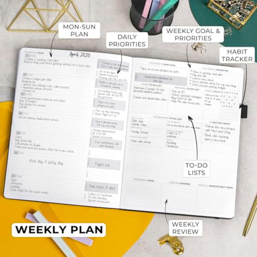 Planner Pro Premium Luxurious  - огляд і ціна Planner Weekly Budget