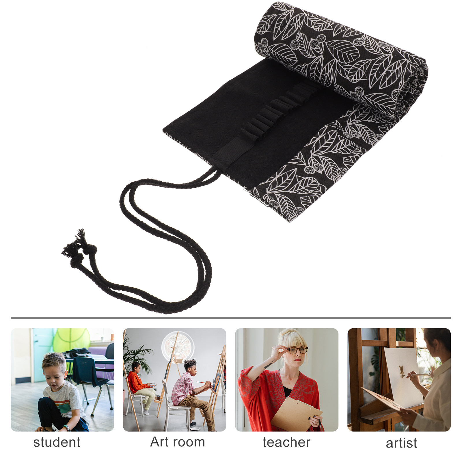 Roll Up Pencil Organizer Case  - огляд і ціна Pencil Case Large