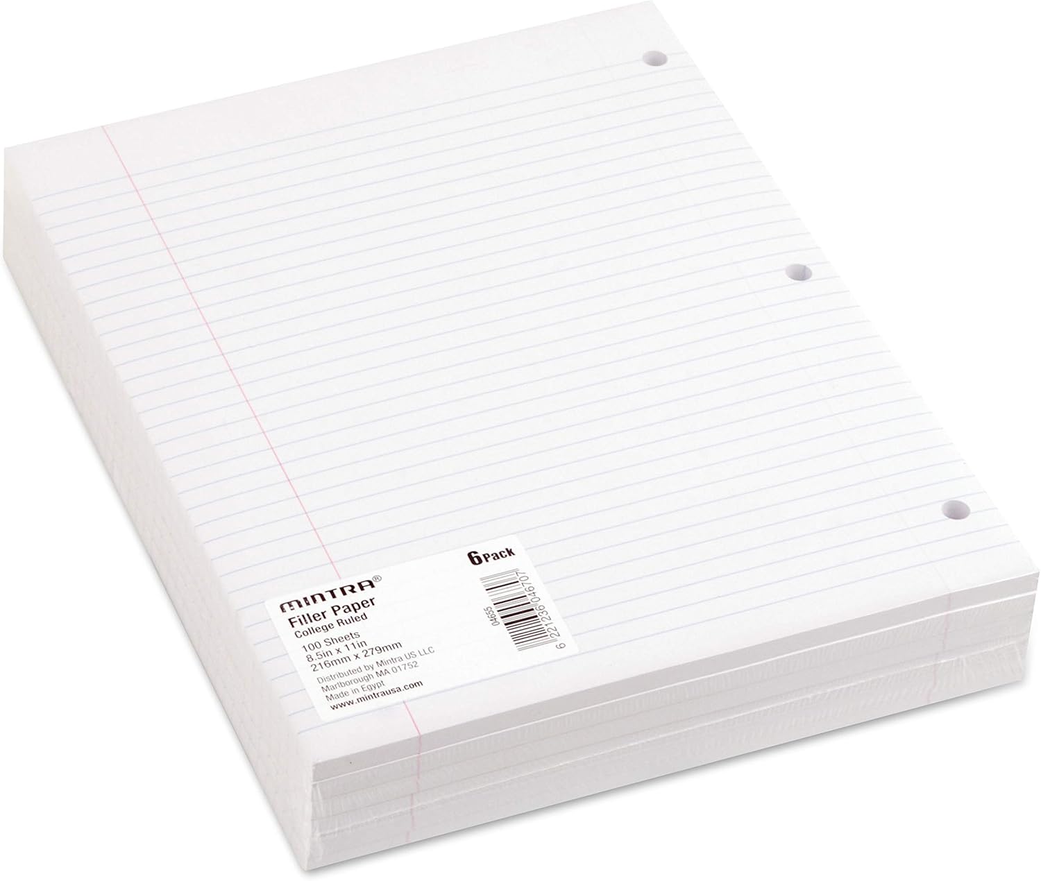 College Ruled Loose Leaf Fille - огляд і ціна Paper Punch 3 Hole