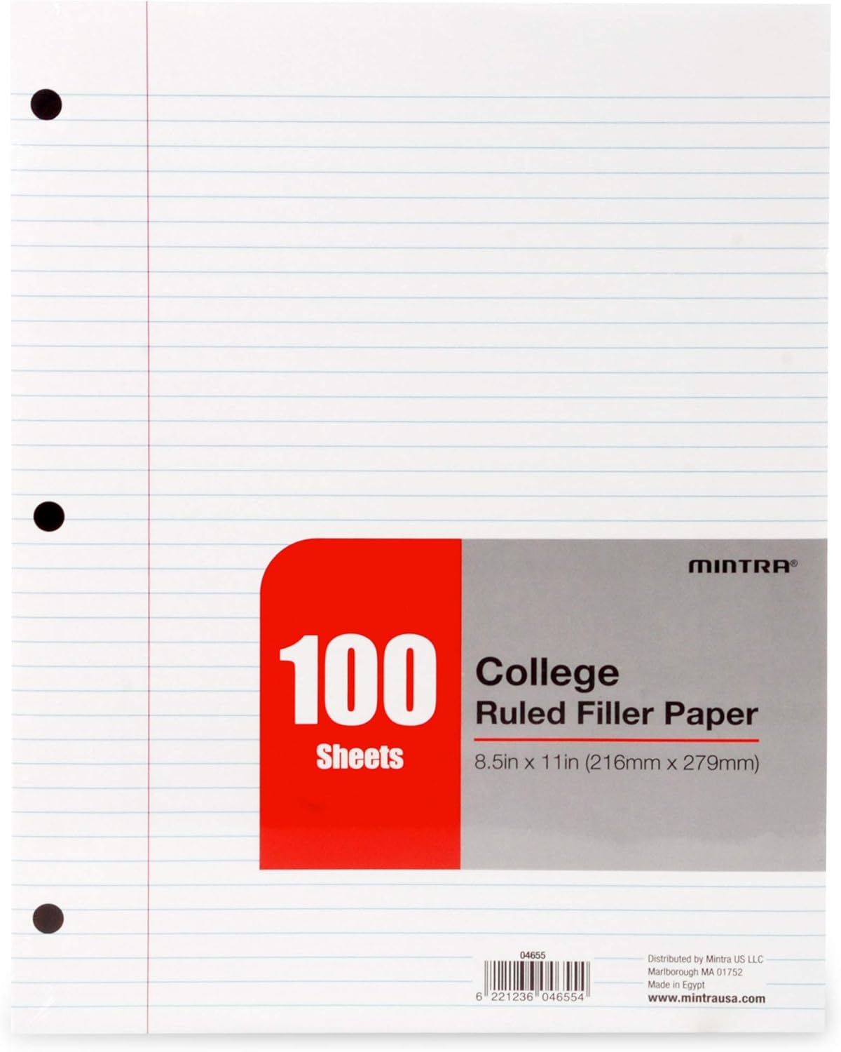 College Ruled Loose Leaf Fille - огляд і ціна Paper Punch 3 Hole