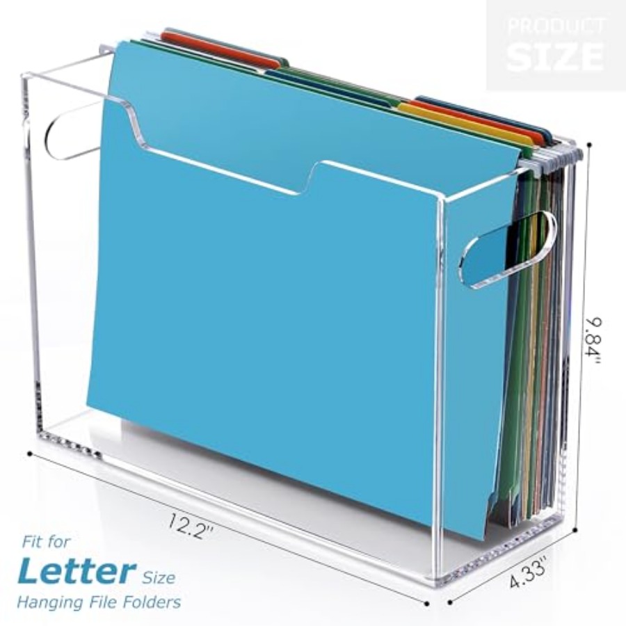 Clear Acrylic Hanging File Org - огляд і ціна File Folder Hanging