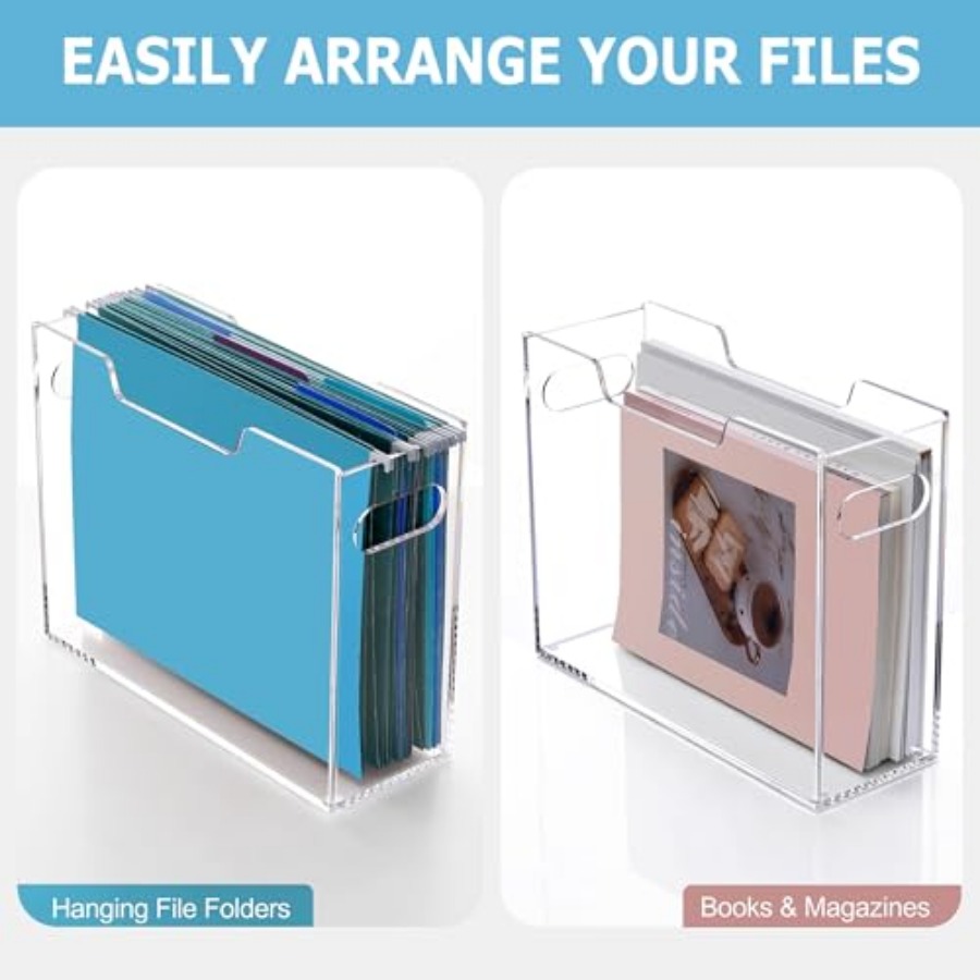 Clear Acrylic Hanging File Org - огляд і ціна File Folder Hanging