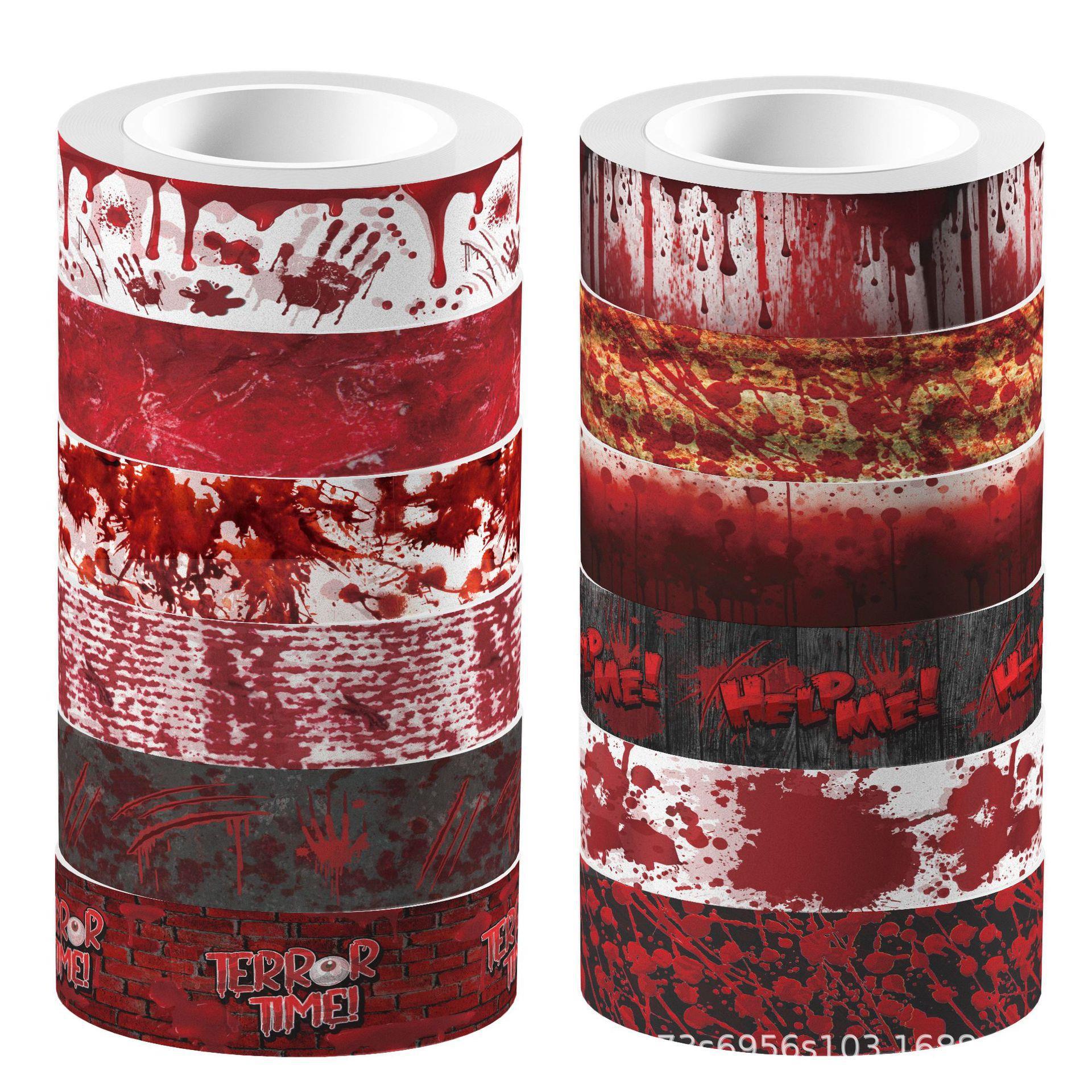 Halloween Bloody Hand Bleeding - огляд і ціна Washi Tape Set