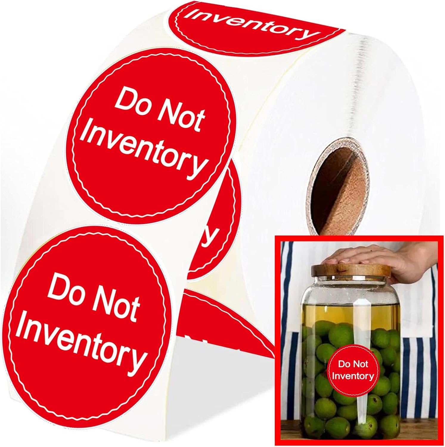 Do Not Inventory Labels 2 inch - огляд і ціна Sticker Label Roll