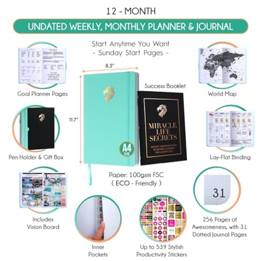 Journal for Men - Undated Dail - огляд і ціна Planner Weekly Budget