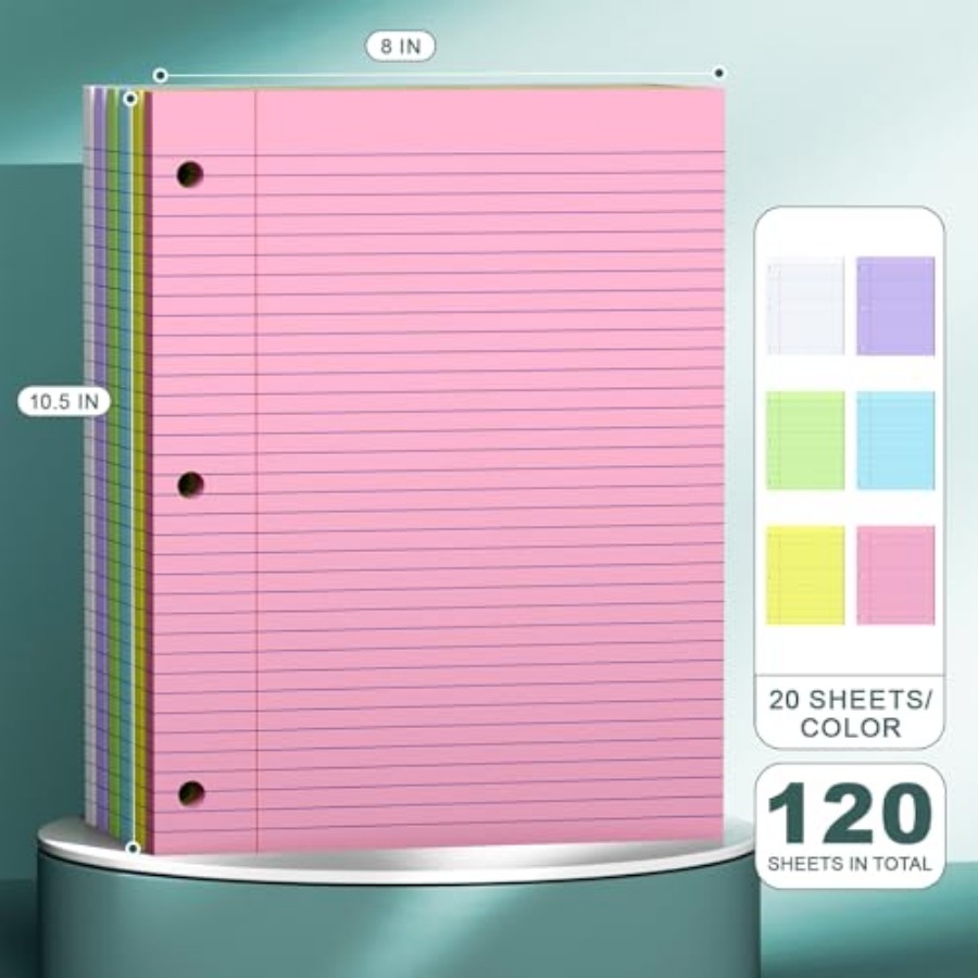 Note Pads 8 X 10.5 Loose Leaf  - огляд і ціна Paper Punch 3 Hole