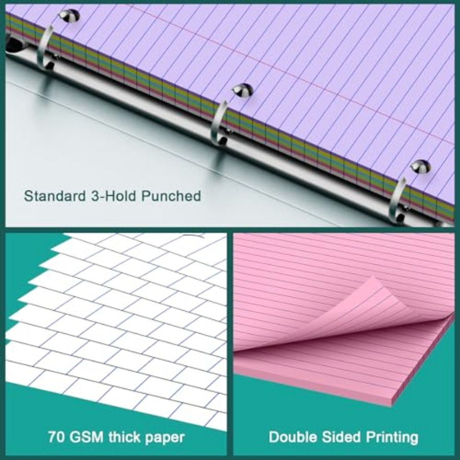 Note Pads 8 X 10.5 Loose Leaf  - огляд і ціна Paper Punch 3 Hole