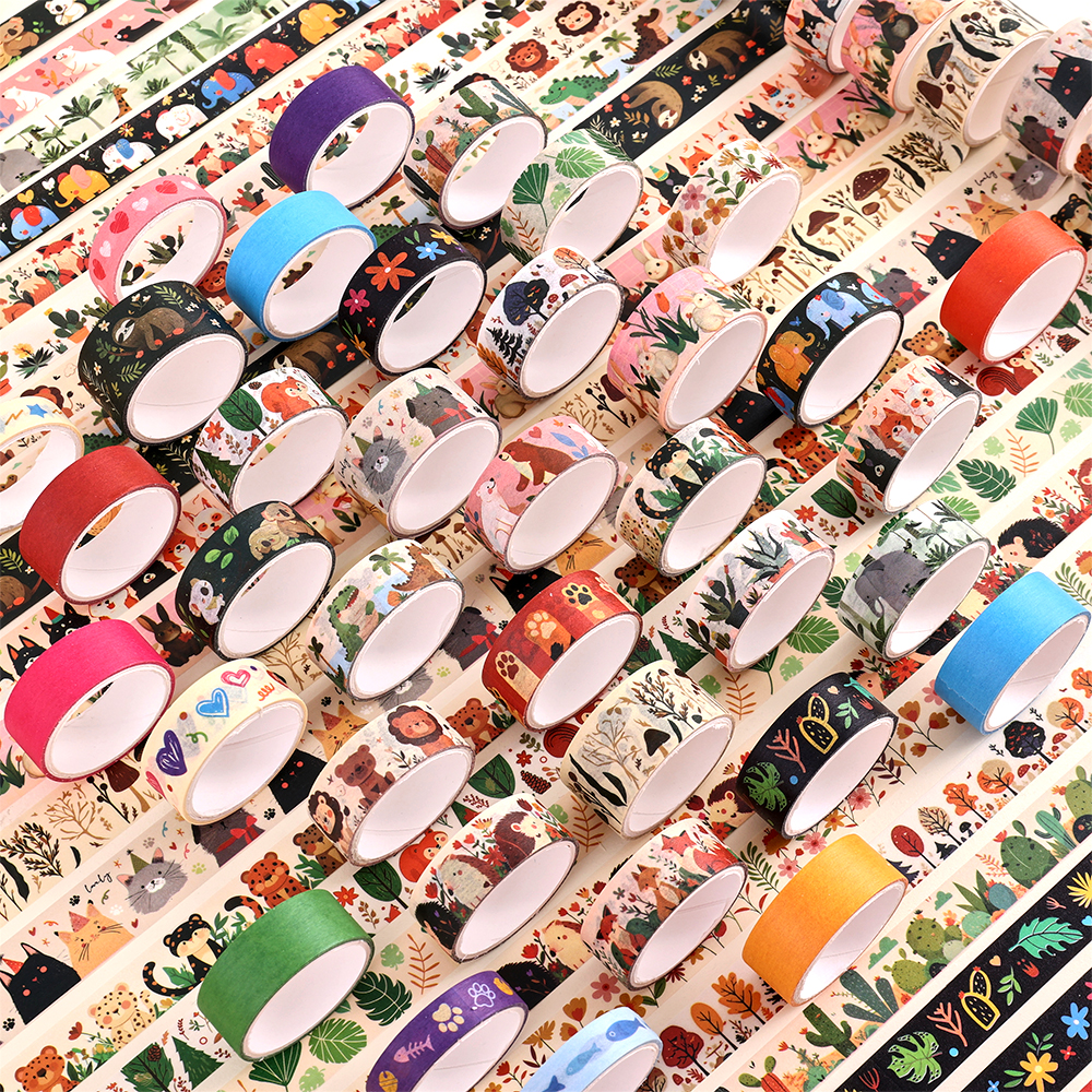 36 Rolls Vintage Animal Party  - огляд і ціна Washi Tape Set