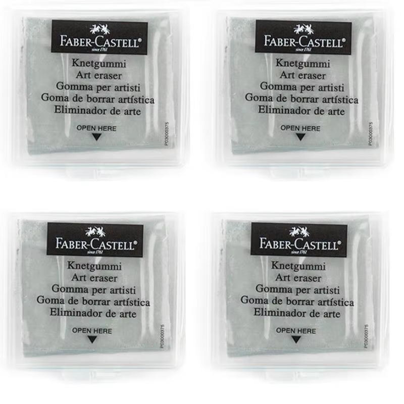 4PC Faber-Castell kneaded Eras - огляд і ціна Rubber Eraser Kneaded