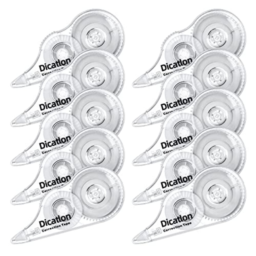 White Correction Tape 10 Pack, - огляд і ціна Correction Tape Roller