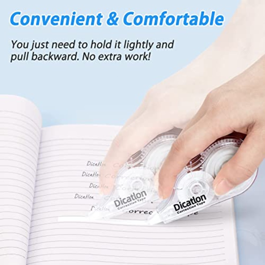 White Correction Tape 10 Pack, - огляд і ціна Correction Tape Roller