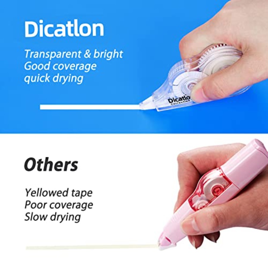 White Correction Tape 10 Pack, - огляд і ціна Correction Tape Roller