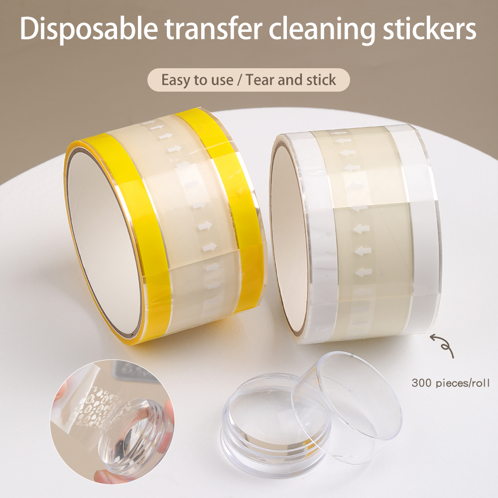 300pcs Nail Stamp Cleaner Shee - огляд і ціна Correction Tape Roller