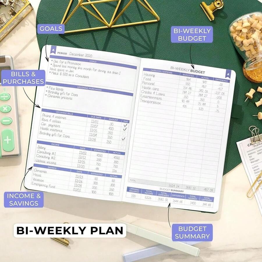 Clever Fox Bi Weekly Budget Pl - огляд і ціна Planner Weekly Budget