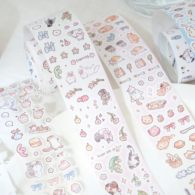 Cute Little Material Handbook  - огляд і ціна Washi Tape Set