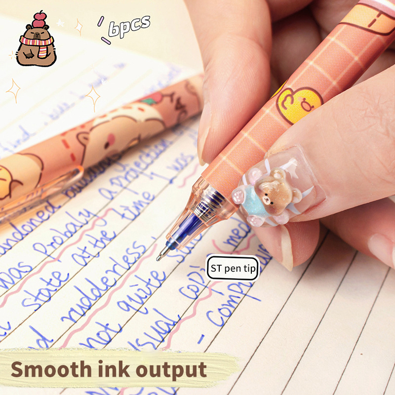 6Pcs Lovely Black and Blue Gel - огляд і ціна Fountain Pen Ink