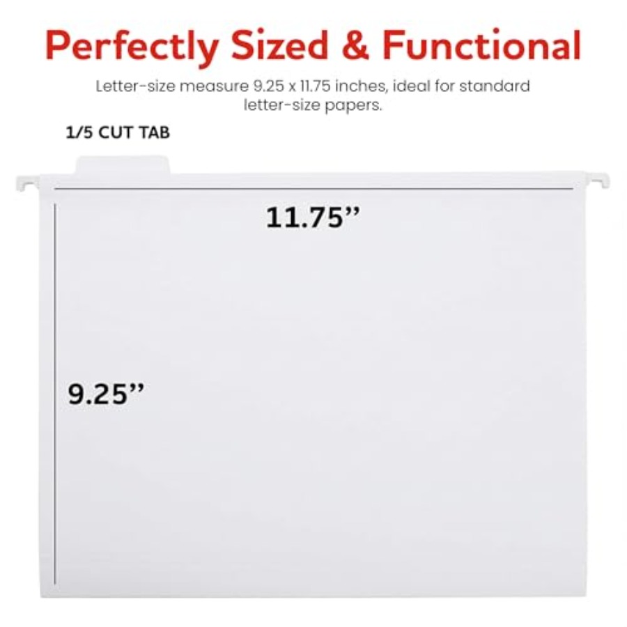 Hanging File Folders 8 Pack, L - огляд і ціна File Folder Hanging