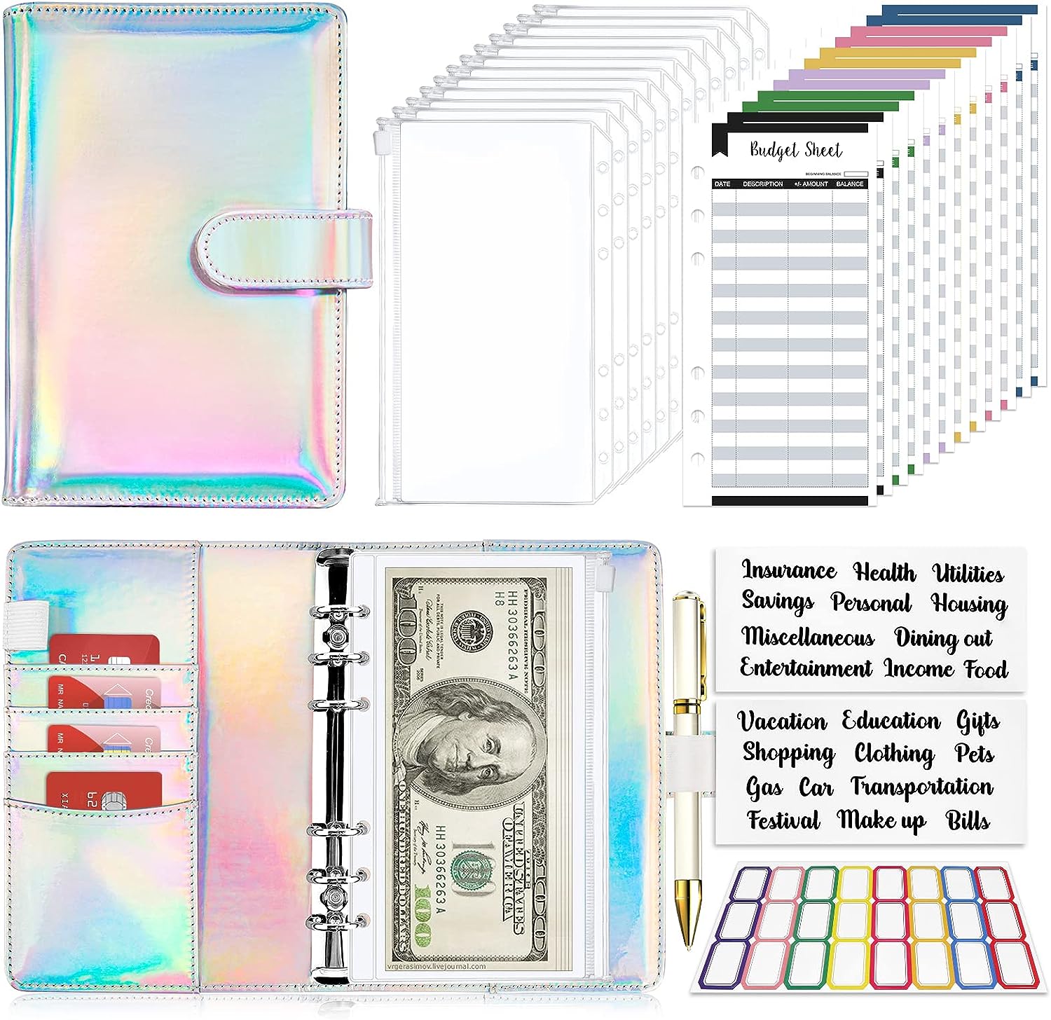 2023 laser Budget Binder Zippe - огляд і ціна Planner Weekly Budget