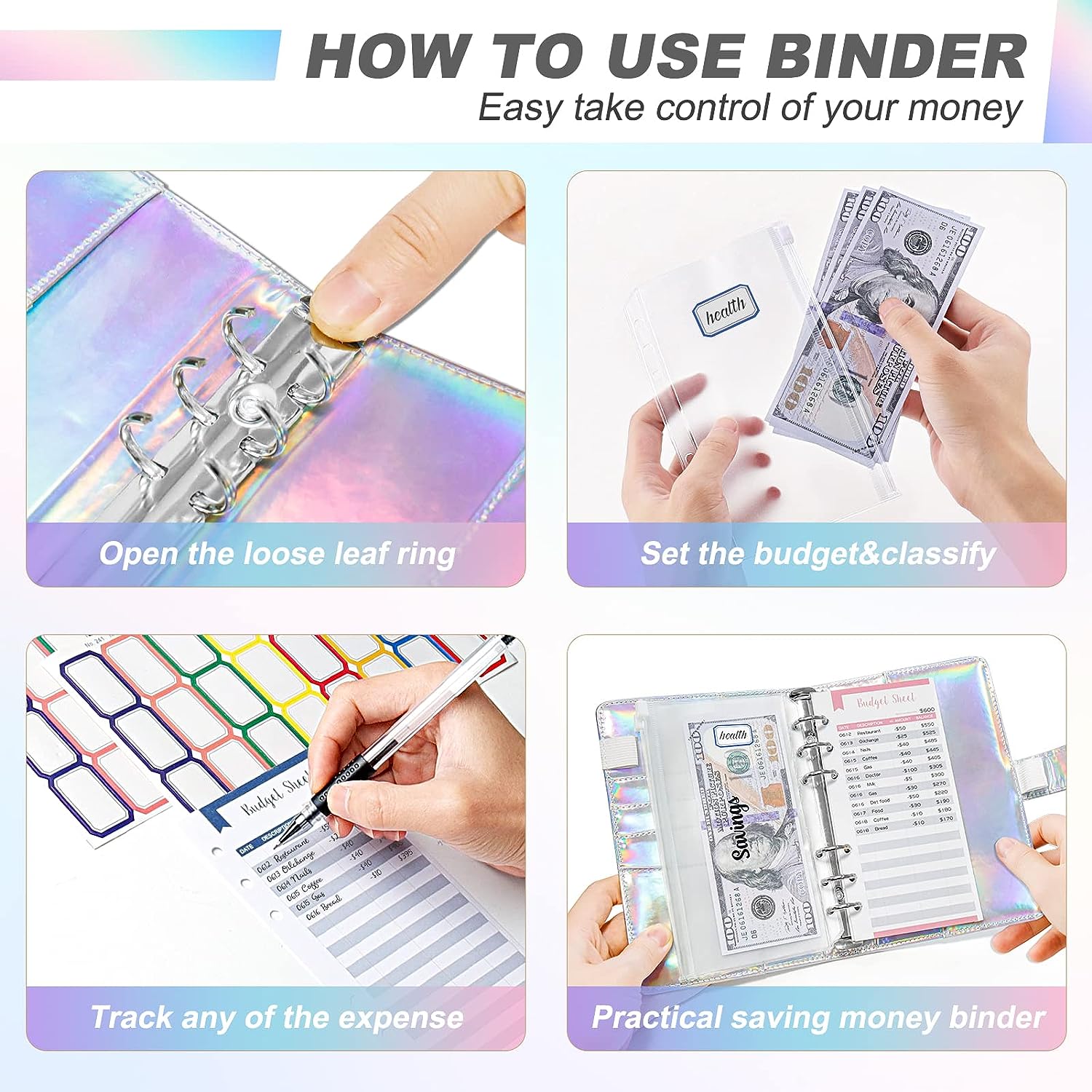 2023 laser Budget Binder Zippe - огляд і ціна Planner Weekly Budget