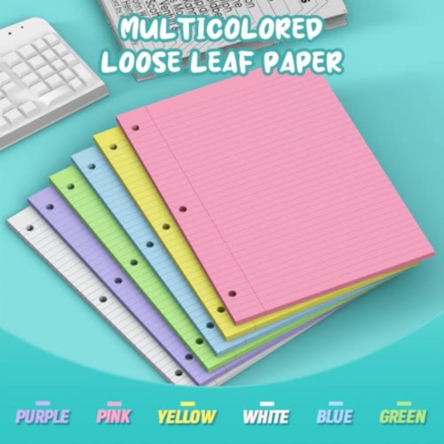 120 Sheets Loose Leaf Paper 8  - огляд і ціна Paper Punch 3 Hole
