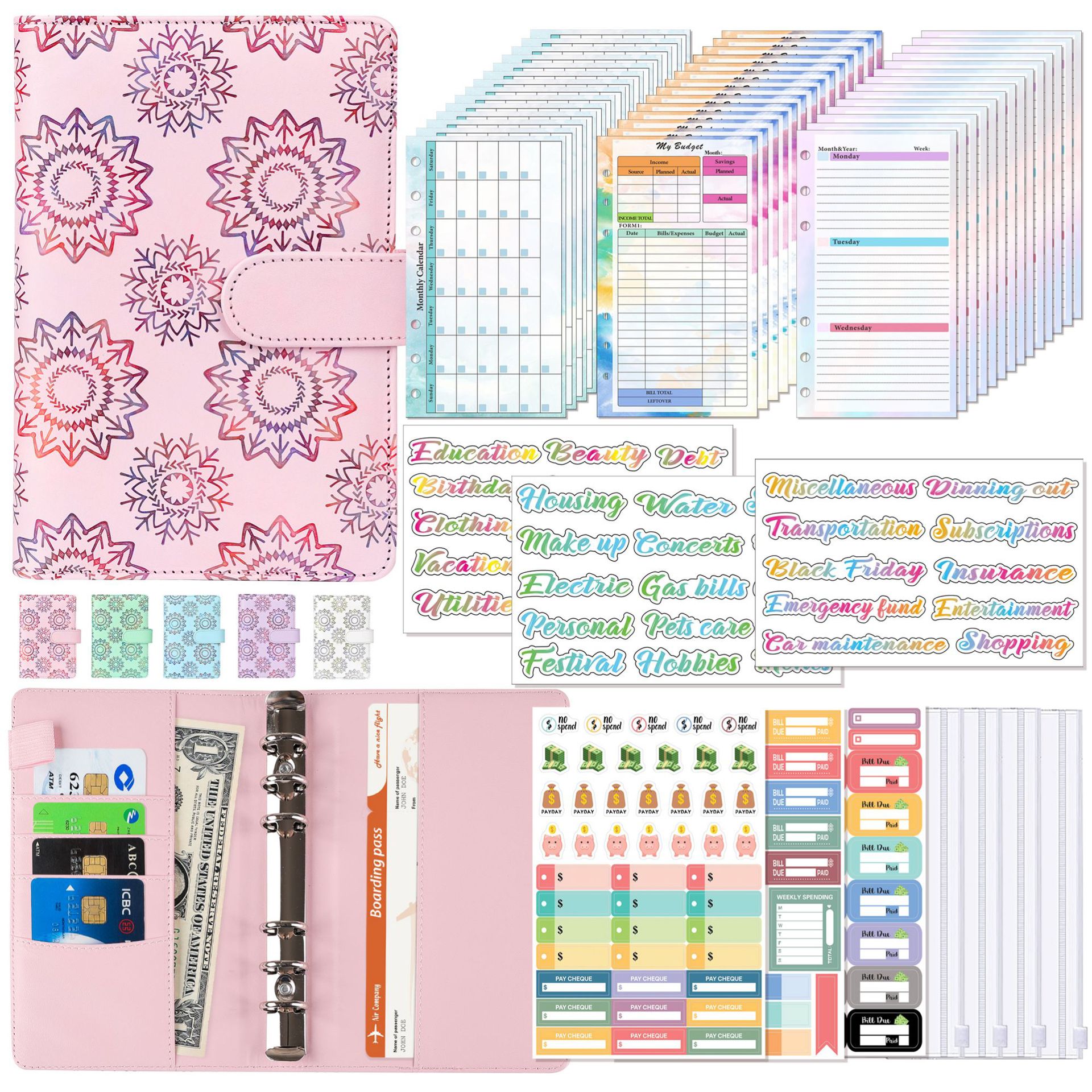 A6 Binder Budget Planner Noteb - огляд і ціна Planner Weekly Budget