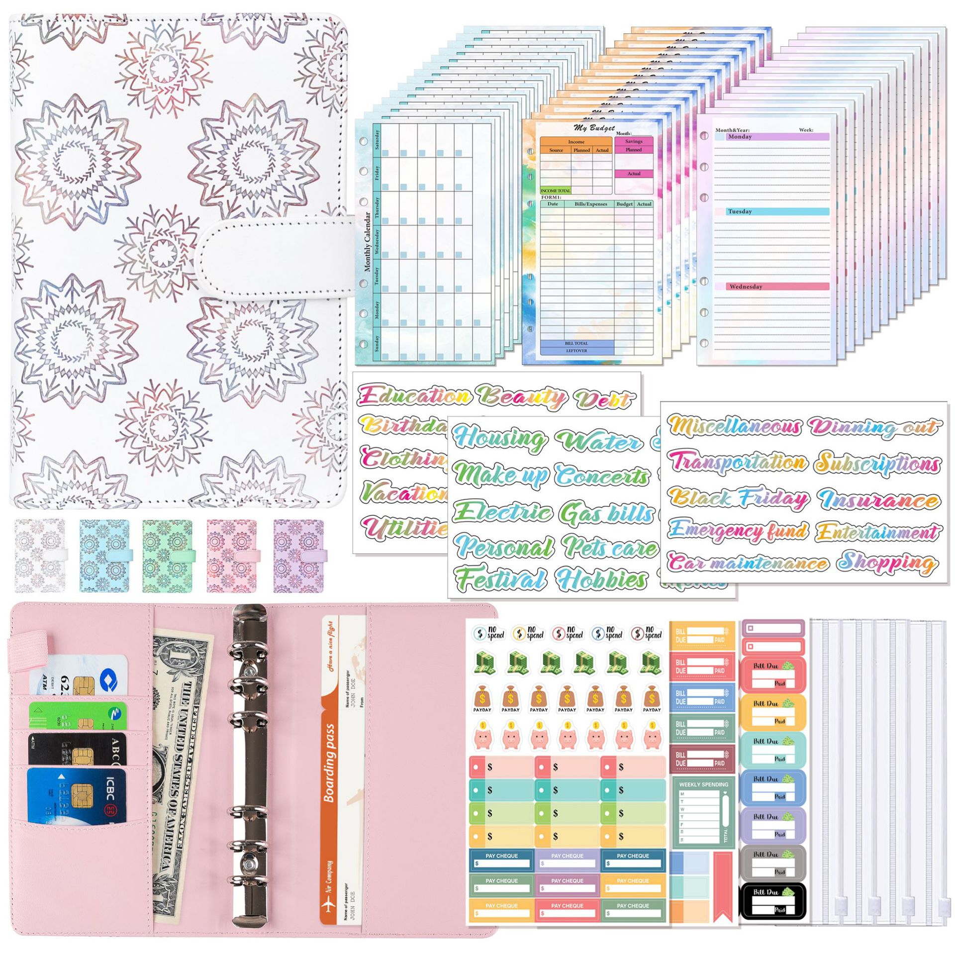 A6 Binder Budget Planner Noteb - огляд і ціна Planner Weekly Budget