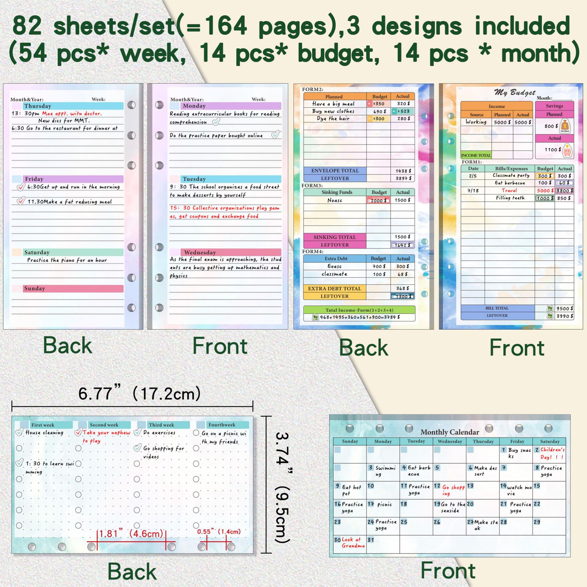 A6 Binder Budget Planner Noteb - огляд і ціна Planner Weekly Budget