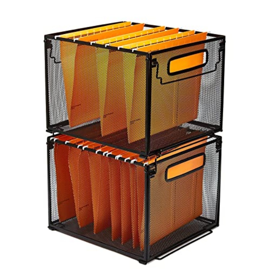 2 Pack File Organizer, Metal F - огляд і ціна File Folder Hanging