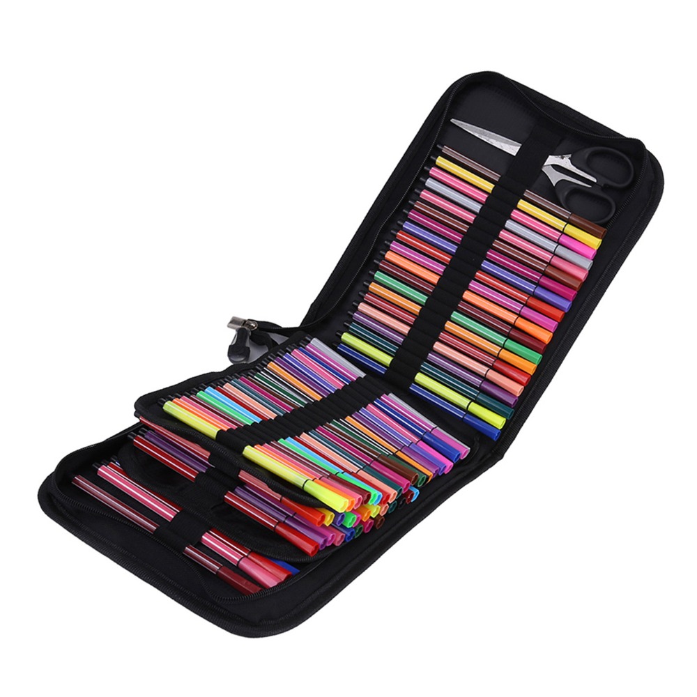 72/120 Slots Pencil Case Black - огляд і ціна Pencil Case Large