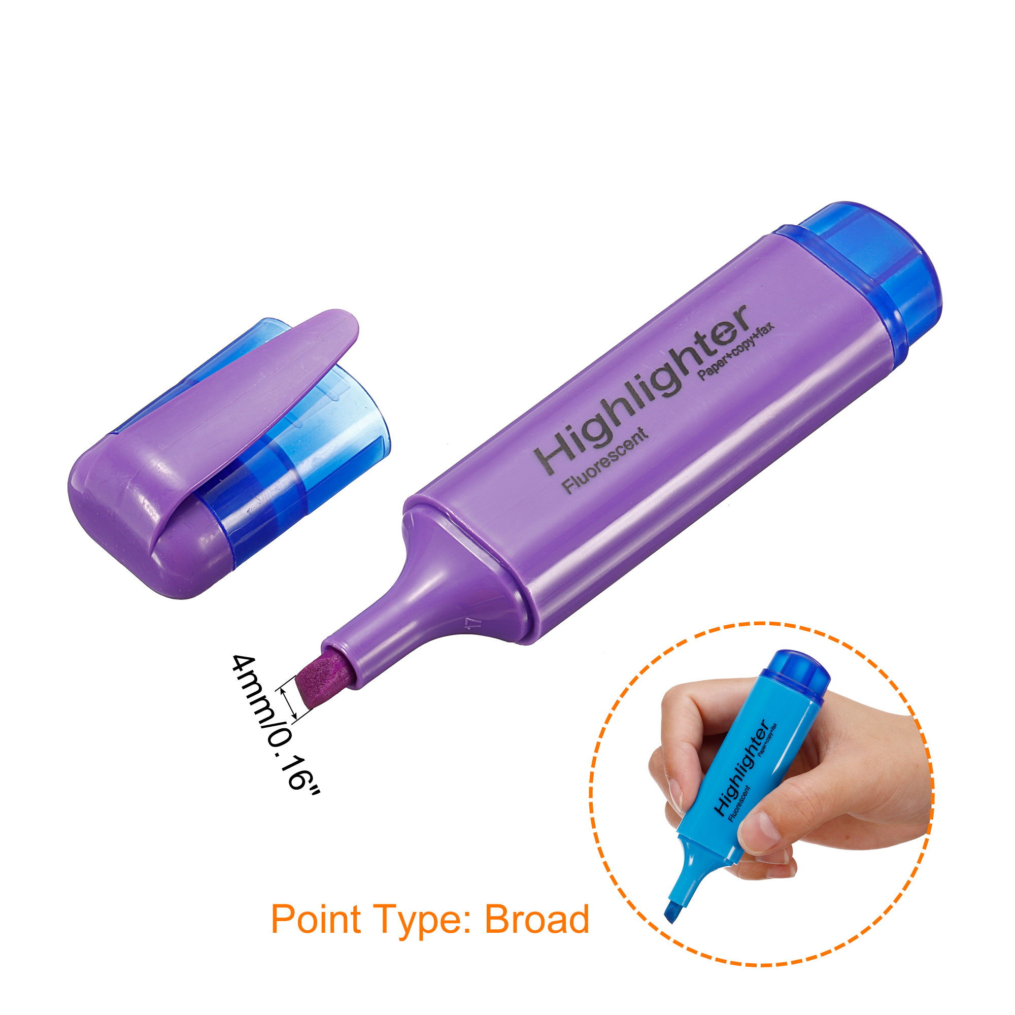 4/6Pc Highlighter Fluorescent  - огляд і ціна Highlighter Set Pastel