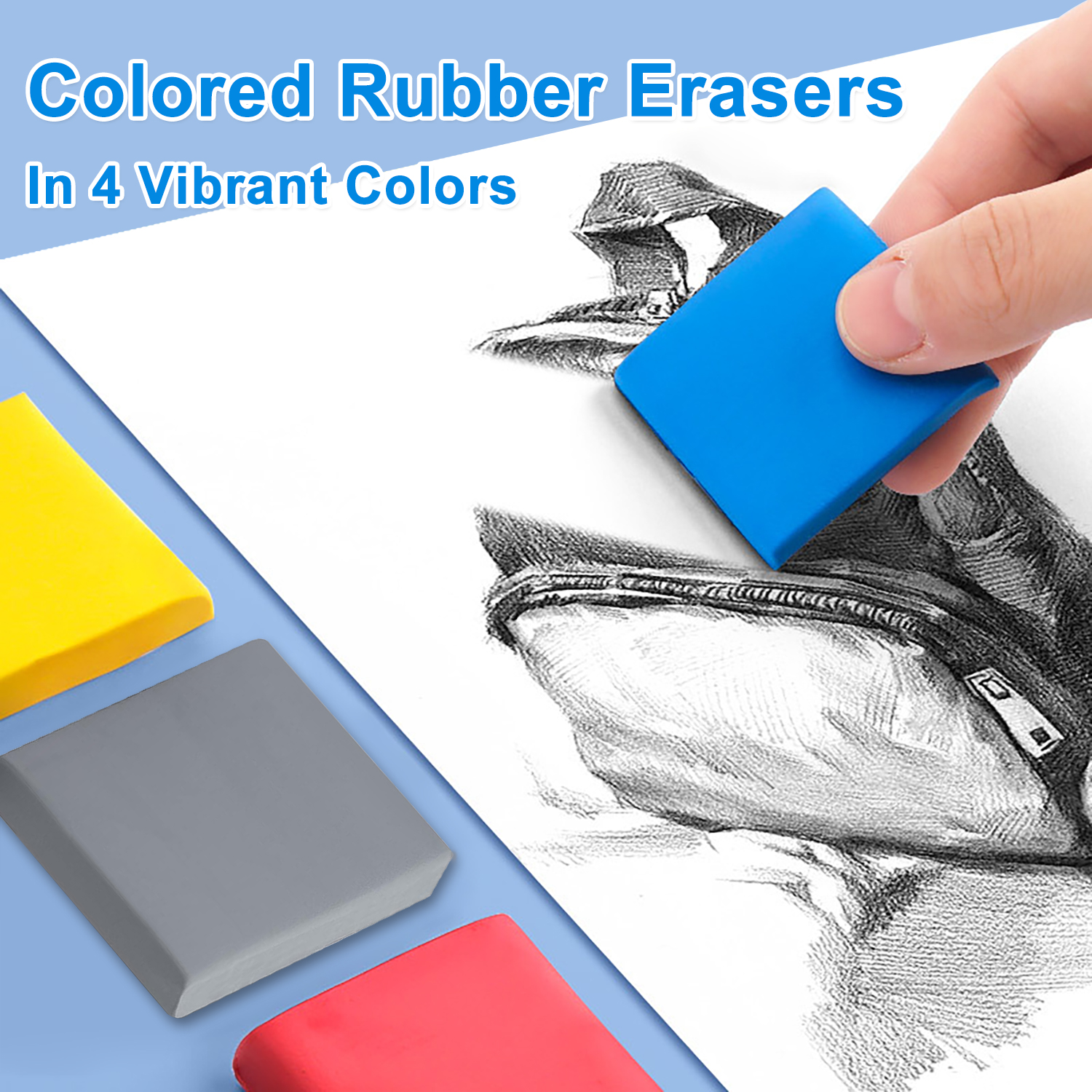 Kneaded Rubber Erasers, Colore - огляд і ціна Rubber Eraser Kneaded