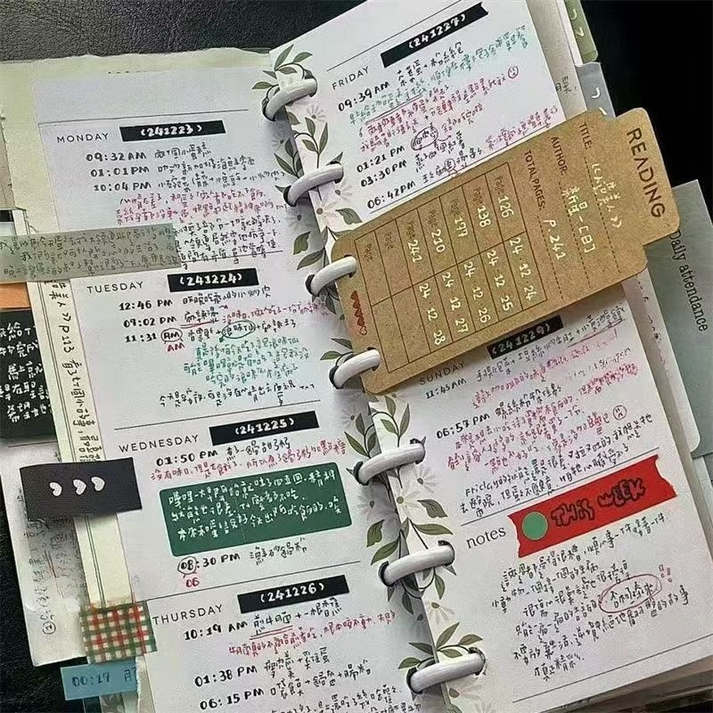 Slim Type Mushroom Hole Loose  - огляд і ціна Planner Weekly Budget