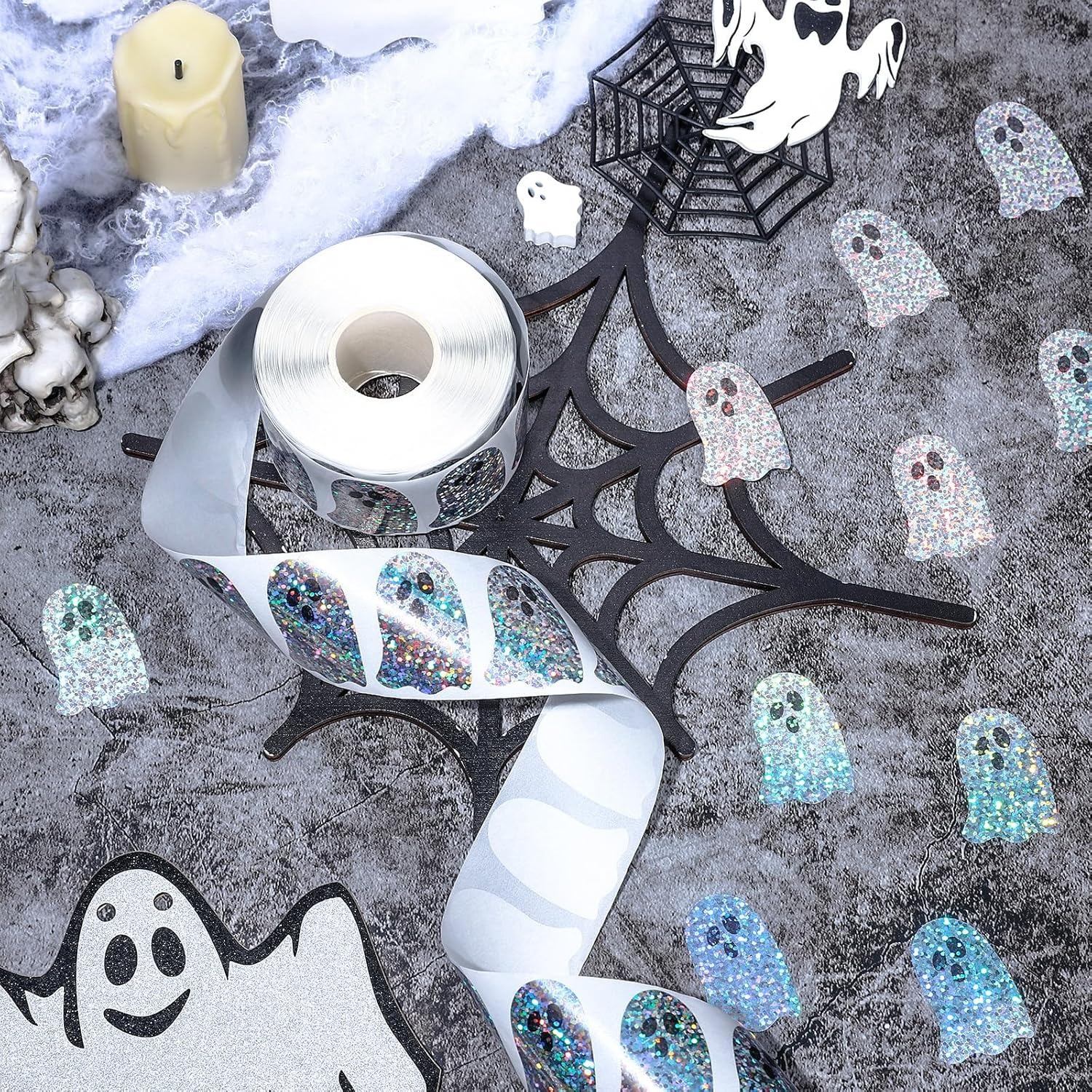 Ghost-Shaped DIY Waterproof St - огляд і ціна Sticker Label Roll